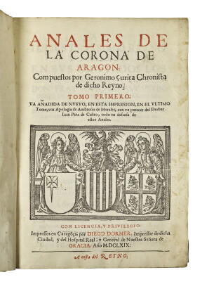 Catalog image of zurita, jerónimo | anales de la corona de aragon. çaragoça [zaragoza]: diego do…