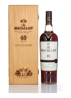 View 1 of Lot 3: The Macallan 40 Year Old 2016 Release 45.0 abv NV (1 Bottle 75cl)