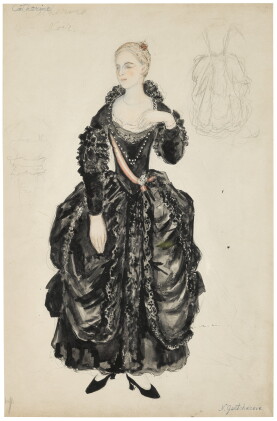 Catalog image of Costume Design for Catherine in La Petite Catherine