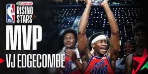 VJ Edgecombe Is The 2026 Castrol Rising Stars MVP 🏆