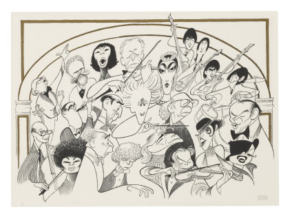 Catalog image of al hirschfeld | celebration of carnegie hall's 100th anniversary