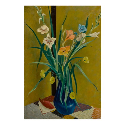 Catalog image of preston dickinson | flowers in vase