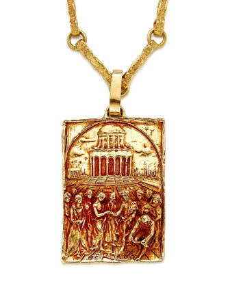 Catalog image of 'Sposalizio della Vergine' Gold Pendent Necklace | 'Sposalizio della Vergine' 黃金項鏈