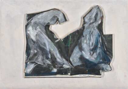 Catalog image of ivor abrahams, r.a. | two figures