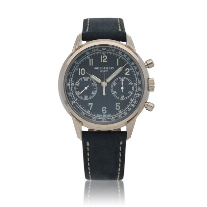 Catalog image of Ref. 5172G, White gold chronograph wristwatch Circa 2020 | 百達翡麗 | 5172G型號白金計時腕錶…