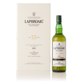 View 1 of Lot 6087: Laphroaig 33 Year Old The Ian Hunter Story Book 3 49.9 abv 1987 (1 BT70)