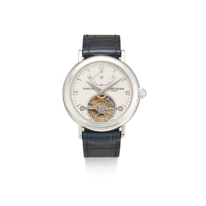 Catalog image of vacheron constantin | patrimony tourbillon, reference 30050 a platinum tourbill…