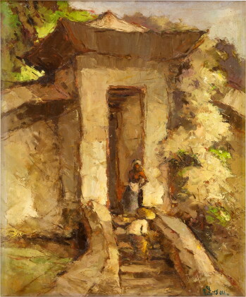 Catalog image of temple gate | 廟門