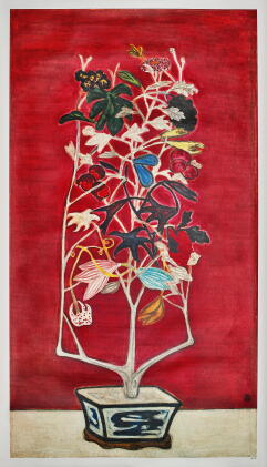 Catalog image of Sanyu 常玉 | A potted plant 盆栽