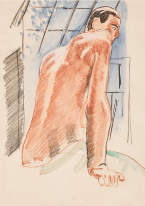 Catalog image of frank dobson, r.a. | study for concertina man