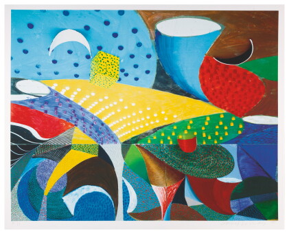 Catalog image of david hockney | fourth detail snails space march 27th 1995 (m.c.a.t. 358)