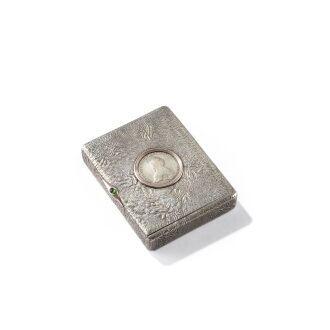 View 1 of Lot 747: Etui à cigarettes samorodok en argent, par Anders (Antti) Nevalainen, St Petersbourg, 1899-1908