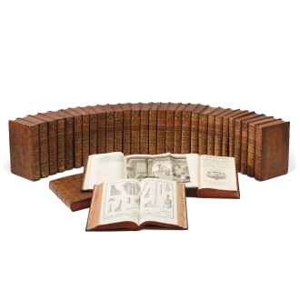 View 1 of Lot 90: Diderot and d'Alembert, Encyclopedie, Paris & Amsterdam, 1751-1777, 33 volumes, contemporary calf