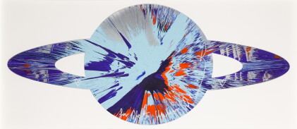 Catalog image of Beautiful Nightcall of the Twilight Zone Spin Painting for Yet Unborn