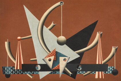 Catalog image of Design for Mural Painting for a Bar in a Seaside Pavilion, Based on Four Colour…