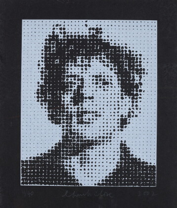 Catalog image of chuck close | phil (black)