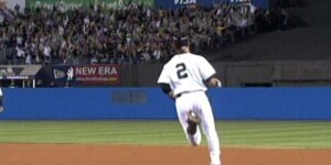 Derek Jeter leads off Game 2 of the 2004 ALDS with a homer
