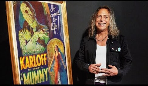 Metallica’s Kirk Hammett on Collecting Horror and The Mummy Film Poster
