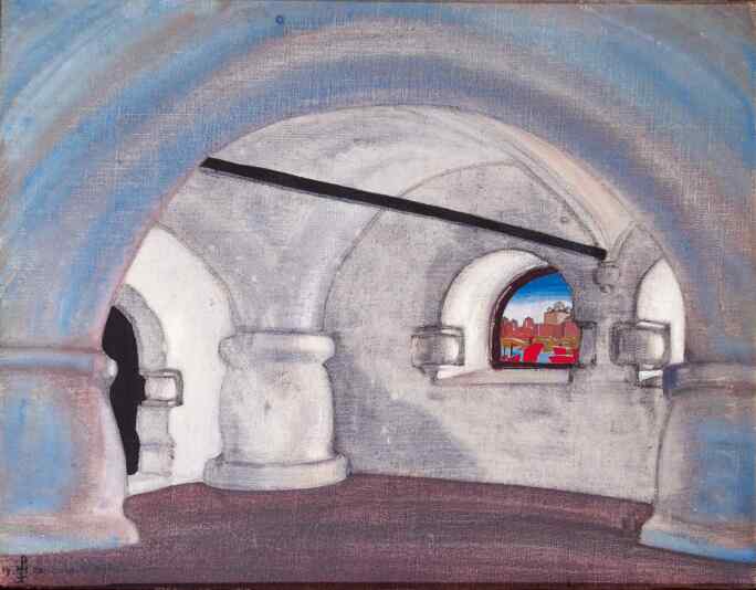 Nikolai Konstantinovich Roerich, Sadko's Chamber, 1920, Estaimte £60,000-80,000
