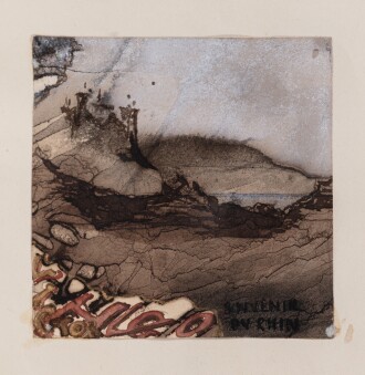 View 1 of Lot 135: Souvenir du Rhin. [Vers 1855-1856.] Dessin original, signé en rouge et or. Avec : Les Burgraves, 1843