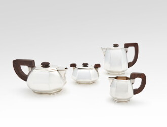 View 1 of Lot 391: Four Piece Tea and Coffee Service