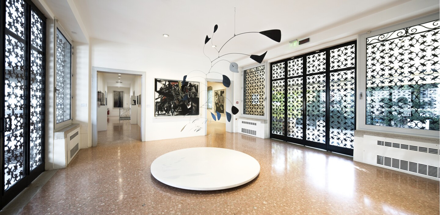 The interior of the Peggy Guggenheim Collection