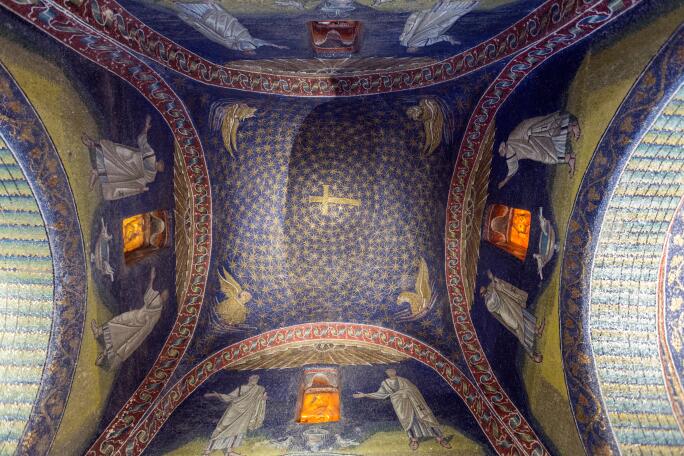 Mausoleum of Galla Placidia ceiling mosaics
