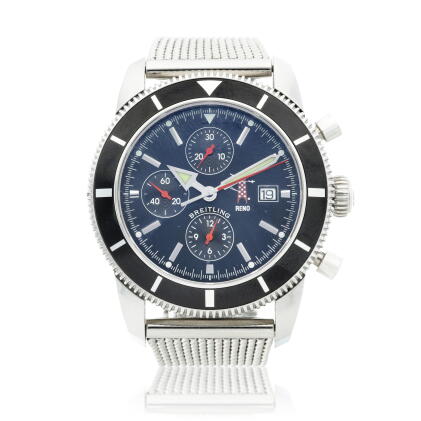 Catalog image of Reference A13320 Superocean Heritage 'Reno' A stainless steel automatic chronog…