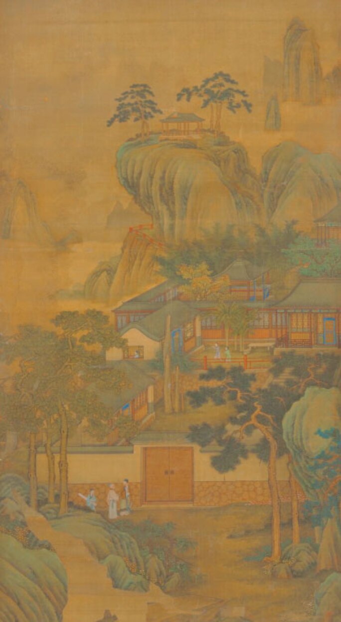 两幅失群的乾隆御题围屏画 中國古代書畫 Sotheby S 两幅失群的乾隆御题围屏画 中國古代書畫 Sotheby S