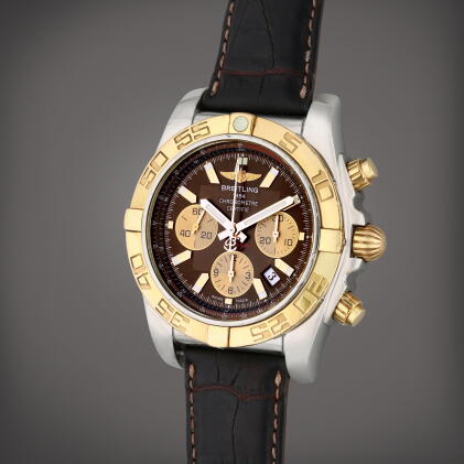 Catalog image of Reference CB011012/0576 Chronomat | A stainless steel and pink gold automatic c…