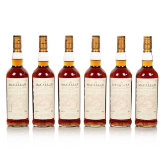 View 1 of Lot 16: The Macallan 25 Year Old Anniversary Malt 43.0 abv NV (6 BT70) 