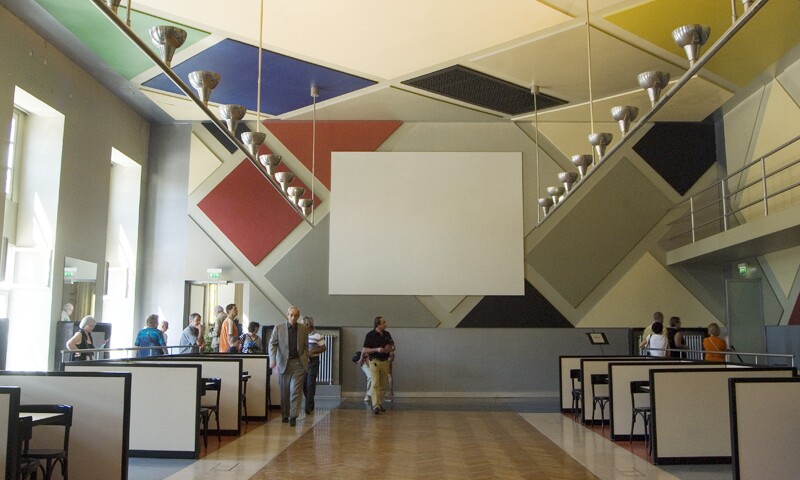 Interior view of Aubette 1928 in Strasbourg.