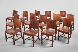 View 1 of Lot 150: Fourteen "Red" Chairs