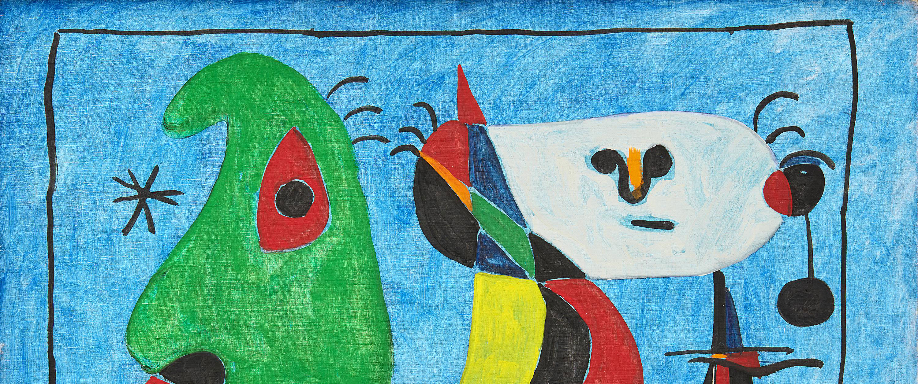 Joan Miro Paintings How Miro Broke Down Walls By Painting Them DW