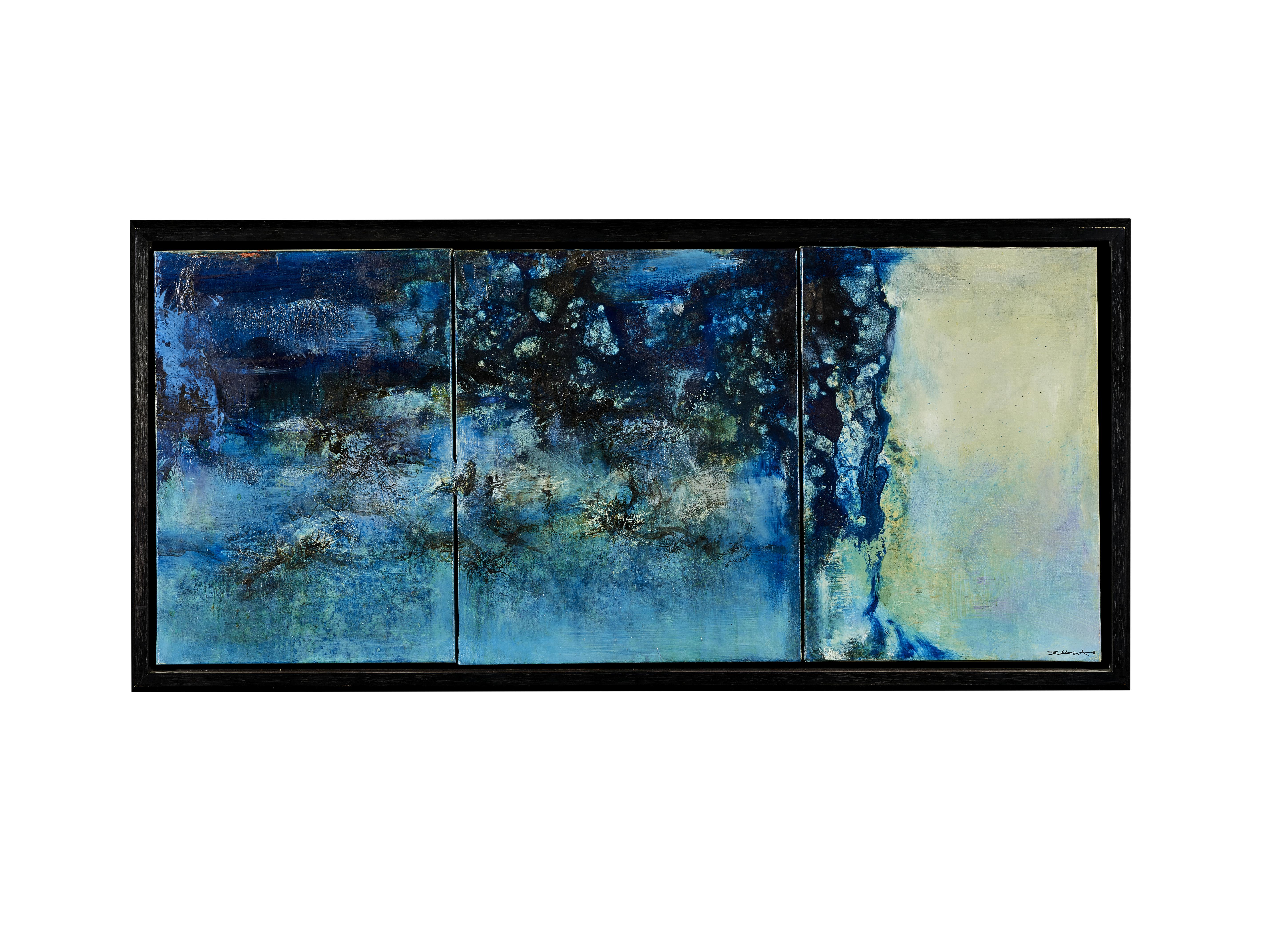 Philosophy in Blue: '16.01.80' from Zao Wou-Ki's Superb Triptych